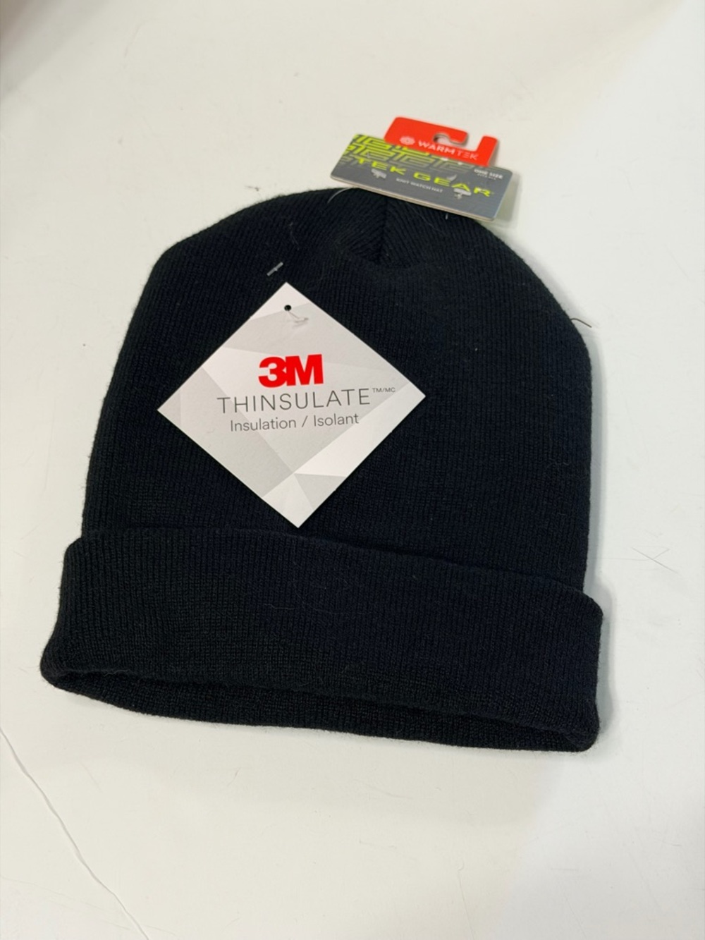 3M Thinsulate black Knit‎ Beanie - Men